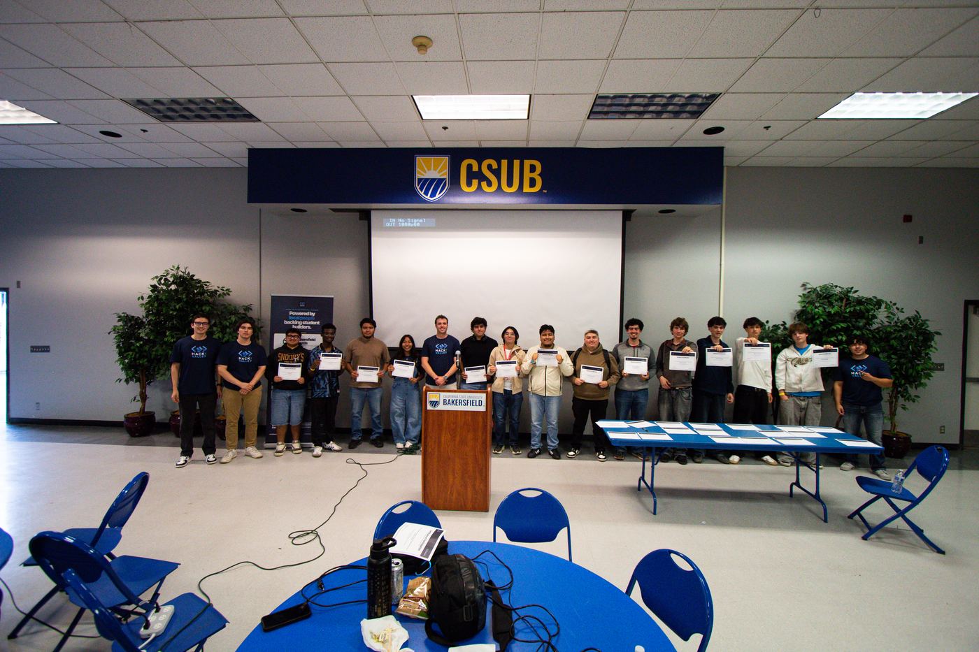 Hack the Valley group awards photo